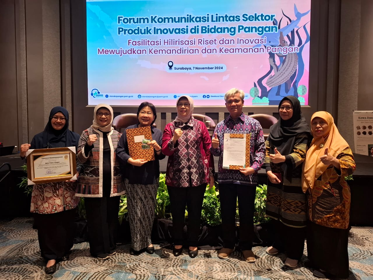 BPOM award — validated science-based products and marketplace recognition