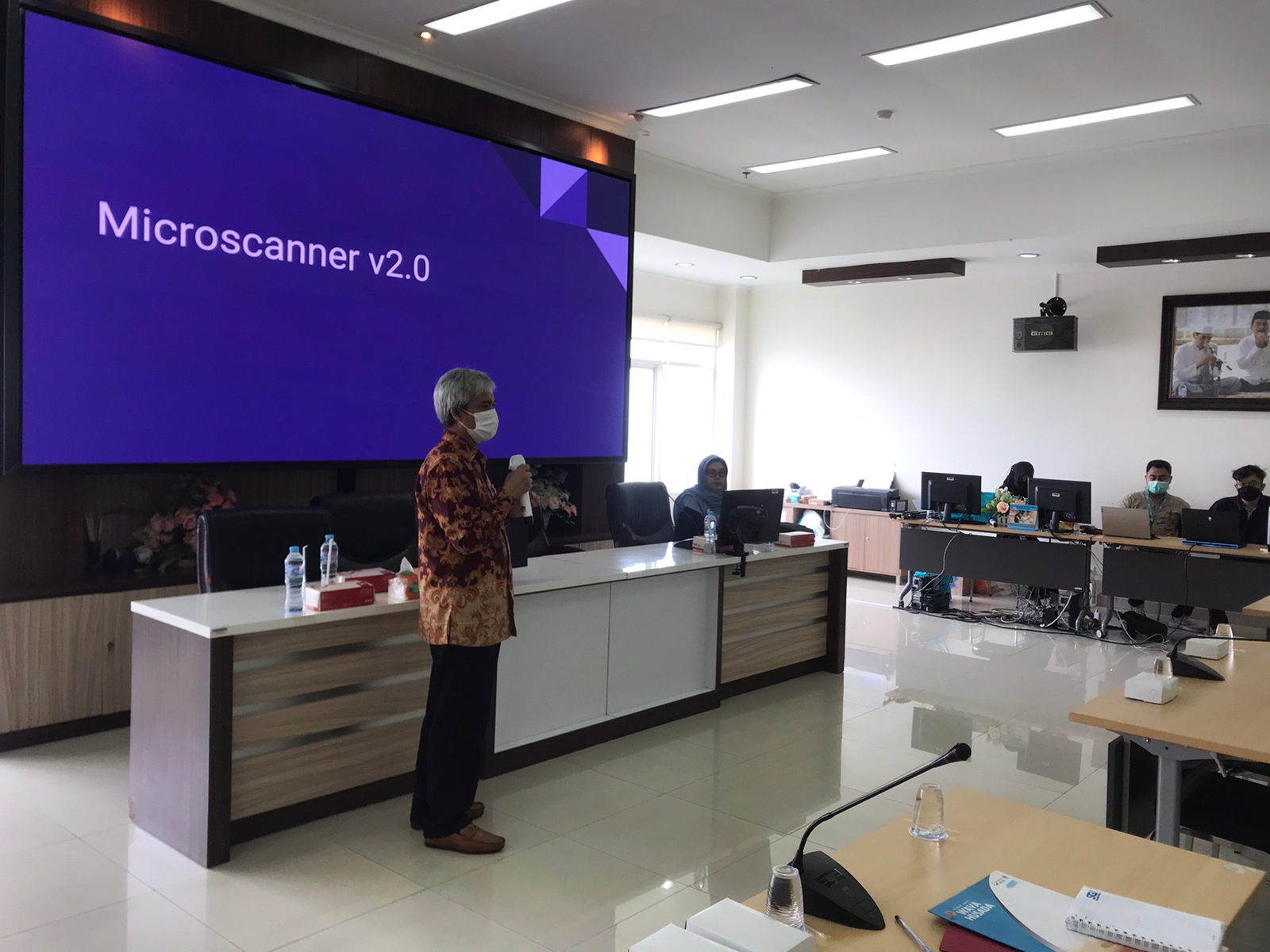 Microscanner v2 presentation at Wava Husada